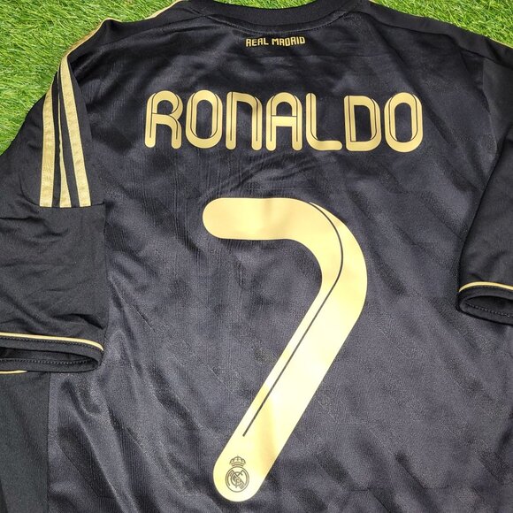 Cristiano Ronaldo Real Madrid 2011 2012 Away Soccer Jersey Shirt M SKU# V13642 - Picture 3 of 8